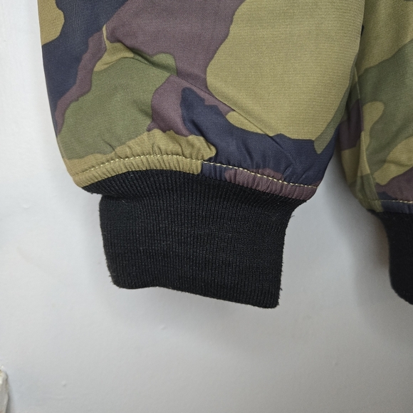 Vans Off The Wall Kilroy Hooded MTE Bomber Camo Jacket Mens size L - Picture 9 of 13